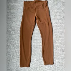 Lululemon InStill Highrise 25” copper brown